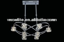 Crystal adjustable cool pendant lights Q9123A-8