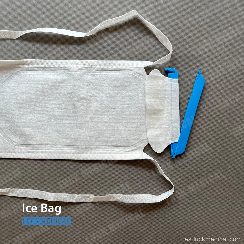 Bolsa de hielo de relleno para enfriar lesiones