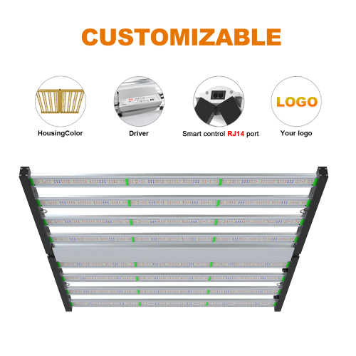 Lâmpada LED comercial UV comercial cresce 640W 720W