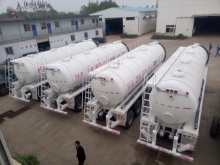 3Axle 26000L Sewage Vacuum Suction Tanker Semi Trailer
