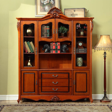 Wooden bookcase furniture solid wood bookcase for sale