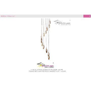 Gass Water Line Pendant Lamp Fashion Style