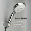 Brushed Nickel High Pressure Multi-function Handheld Shower