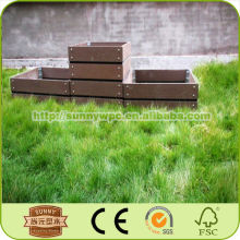wpc flower pot eco-friendly material wooden flower pots