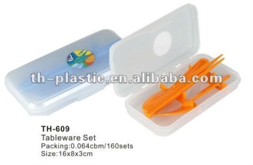 plastic tableware set,cutlery set