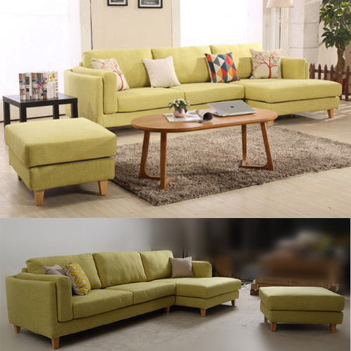 Chaise Sectional Sofa Set