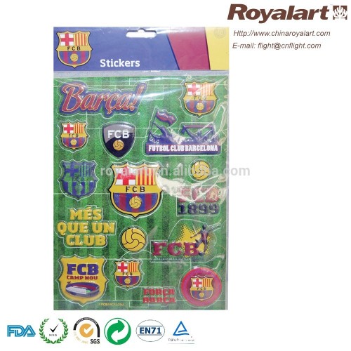 FCB football logo tattoo sticker