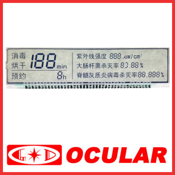 Custom Segment LCD Display for Home Appliance