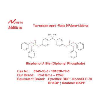 BDP Bisfenol A Bis (difenil fosfato) Difosfato FP600 CR741 181028-79-5 5945-33-5 Retardador de chama