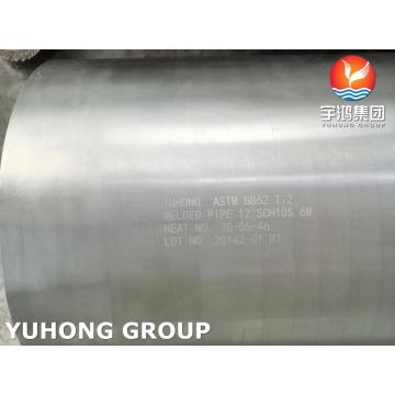 ASTM B862 GR2 UNS R50400 Tube soudé en titane