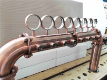 T type 6 way beer accesorries with bakelite handle