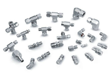 Compression tube fitting, tube fitting, OD fitting