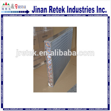 High pressure water to air copper coil heat exchanger