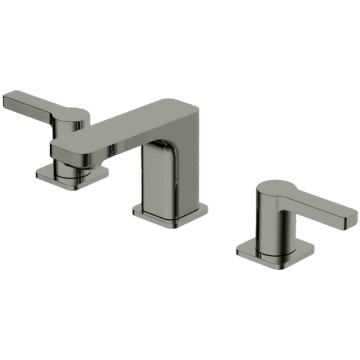 Lever handles 3-hole basin mixer