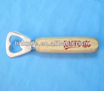 Wooden handle bottle Opener RH-1706