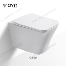 ZUN Wall Hung Toilet - Rimless Wall Mount Bathroom Sanitary Factory Price