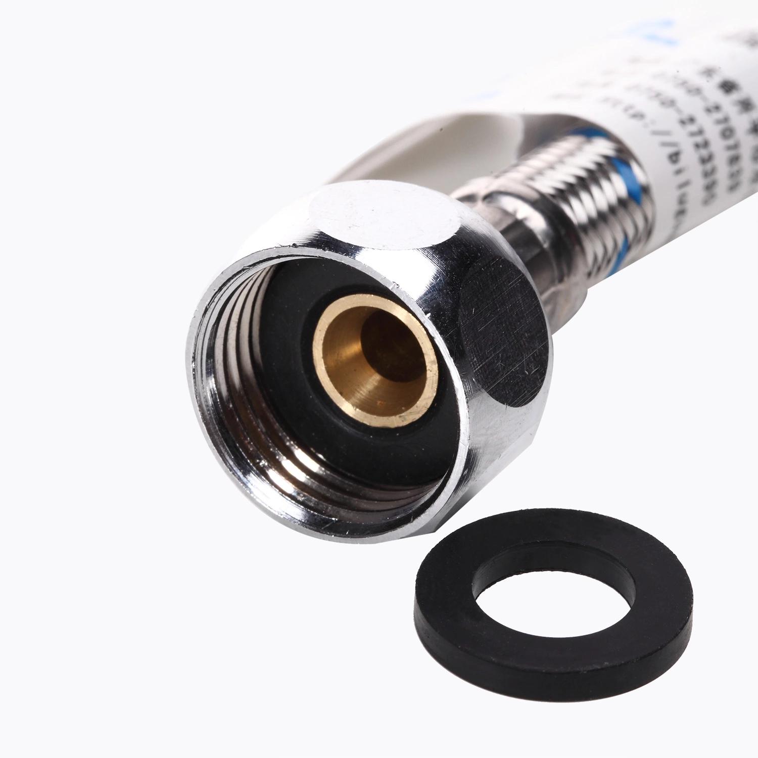 Kaiping High Quality 2 Inch 304 Nuts Stainless Steel Wire Braided Metal Pipe High Pressure Braided Ss Flexible Hose For Sale