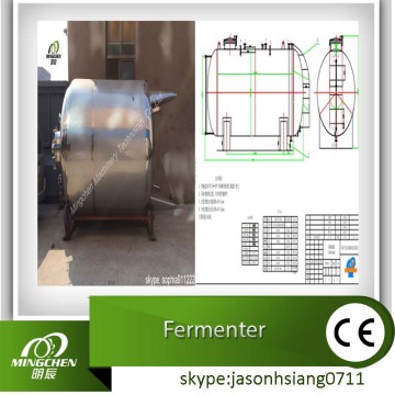 industrial mixing pot heated