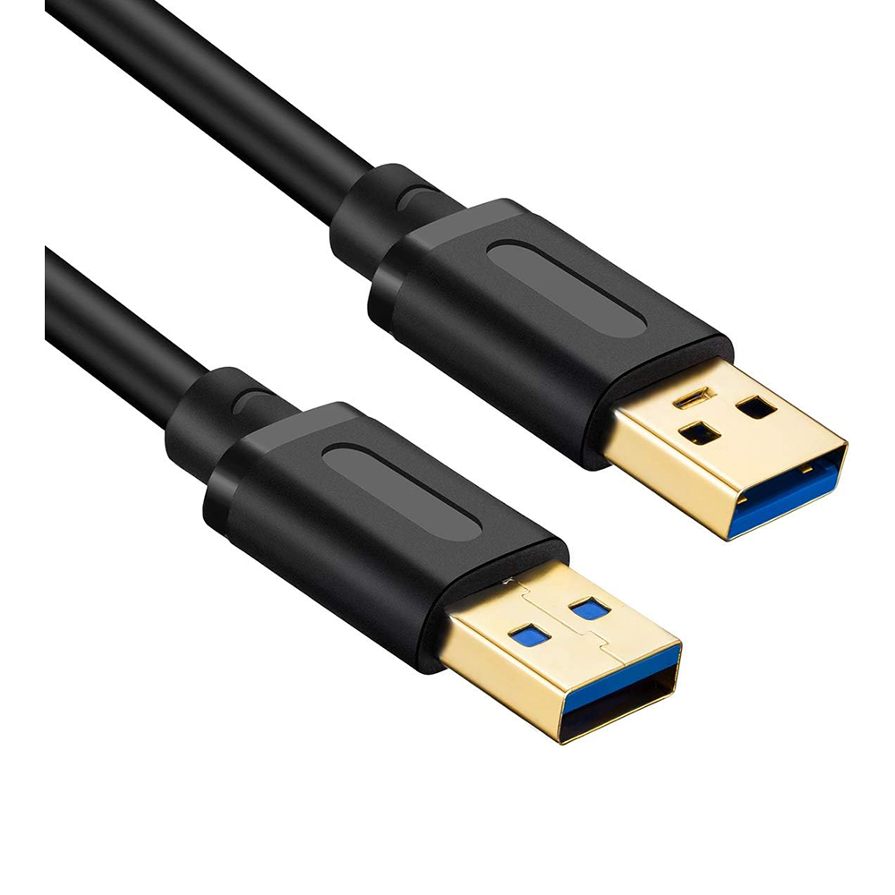 USB 0 A to A Male Cable for Laptop Use