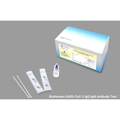 Kaset Tes Cepat Imunoglobulin M. Coronavirus