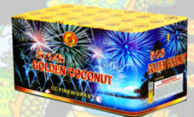 50s Golden Coconut Christmas Celebration Outdoor Fireworks Pyrotechnics