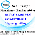 Shenzhen Sea Fregiht Versand nach Bandar Abbas