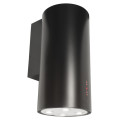 Amica Island Hoods Cylindrical Black