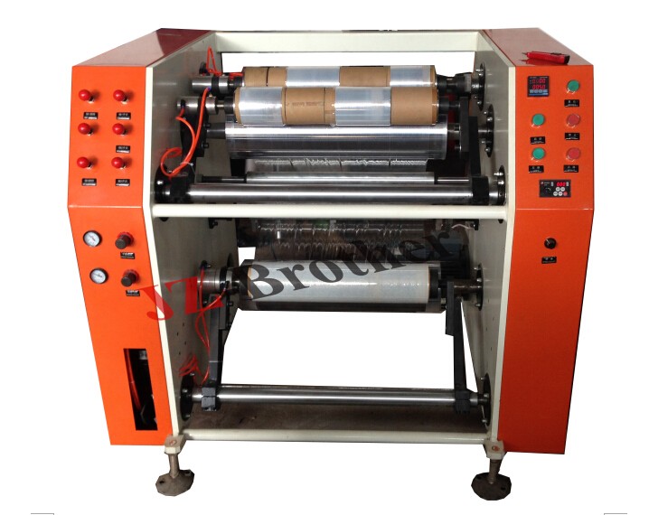 Construction Works 1000mm Semi-auto Stretch Film Rewinder Machine