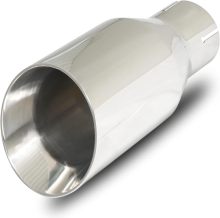 Universal Car Stainless Steel Exhaust Muffler Tips - 2.5 Inch Exhaust Pipe