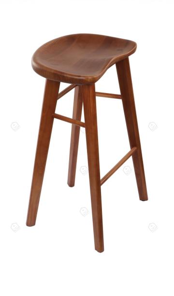 Imported ash wood full solid wood bar stool