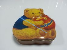 Custom Painted Irregular Metal Tinplate Plum / Mint / Spices Containers