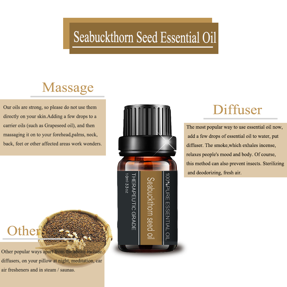 High Quality Health Skin Care Seabuckthorn Seed Oil