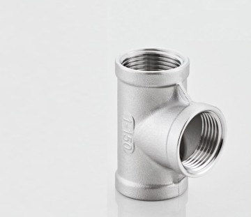 304 Stainless Steel Inner Tooth Three-Way Threaded Buckle Connector