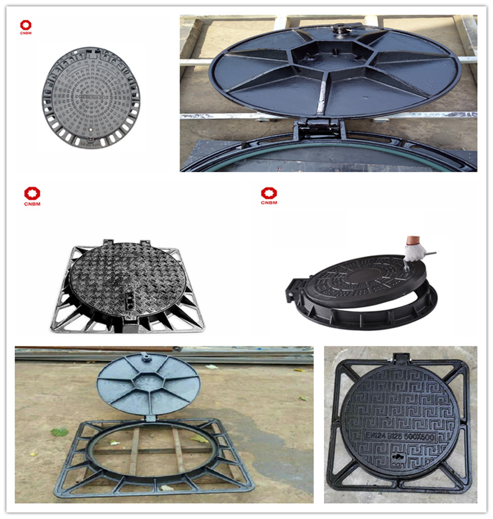 Ductile Iron Manhole Cover Heavy Duty En124