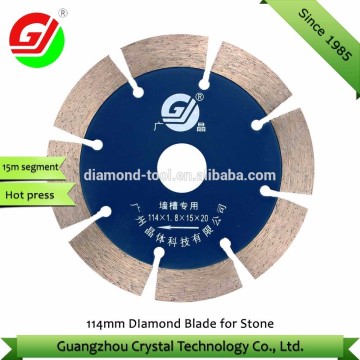 114mm Dry Cutting Saw Blade for Wall Notch Marble Blade Granite Cutting Blade