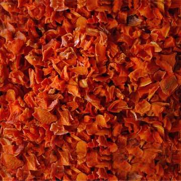 dehydrated carrot cube