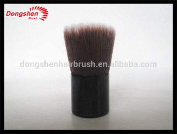 flat top kabuki brush,professional 1pcs fashion face makeup brush flat brown hair synthetic kabuki brush,kabuki face brush