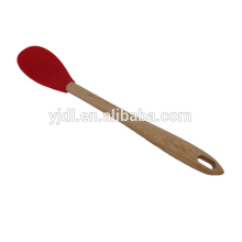 Wooden Handles with Silicone Spoon