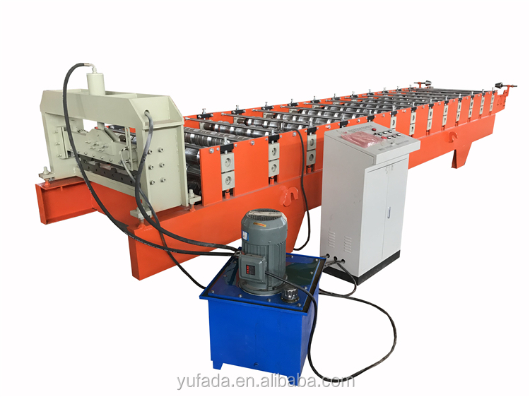 Used trapezoidal sheet panel making machine manufacturer for Bolivia