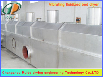 Vertical fluid bed dryer for bean