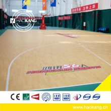Professional antislip colorful indoor PVC basketball sports flooring