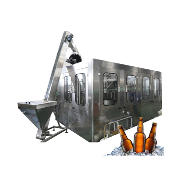 Glass Bottled Beer Filling Packing Machine