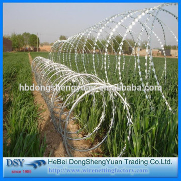 Trade Assurance Galvanized Razor Barbed Wire Mesh Fence