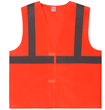 100% Polyester Cheap reflective security jacket