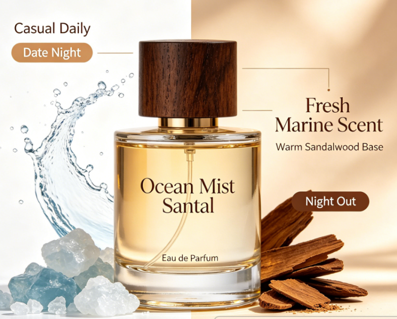Fresh Ocean Warm Sandalwood Perfume
