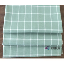 Plaid 100% Polyester Woven Fabric For Shirt