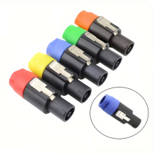 XLR Plug 4Pole Speaker Male Amplifier Audio Connector