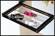 China closet hardware fitting shoe rack for closet pull out with soft close