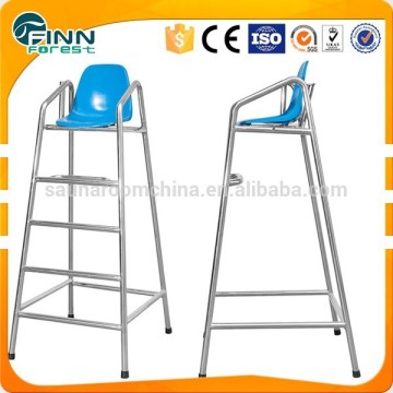 1.9m height swimming life guard chair stainless steel pool guard chair