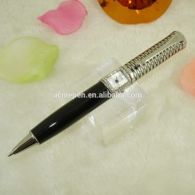 Original Design Embossing Logo Pen Unique Design Crystal Watch Ballpoint Pen Japanese Movement Multifunction Pen Standard Refill